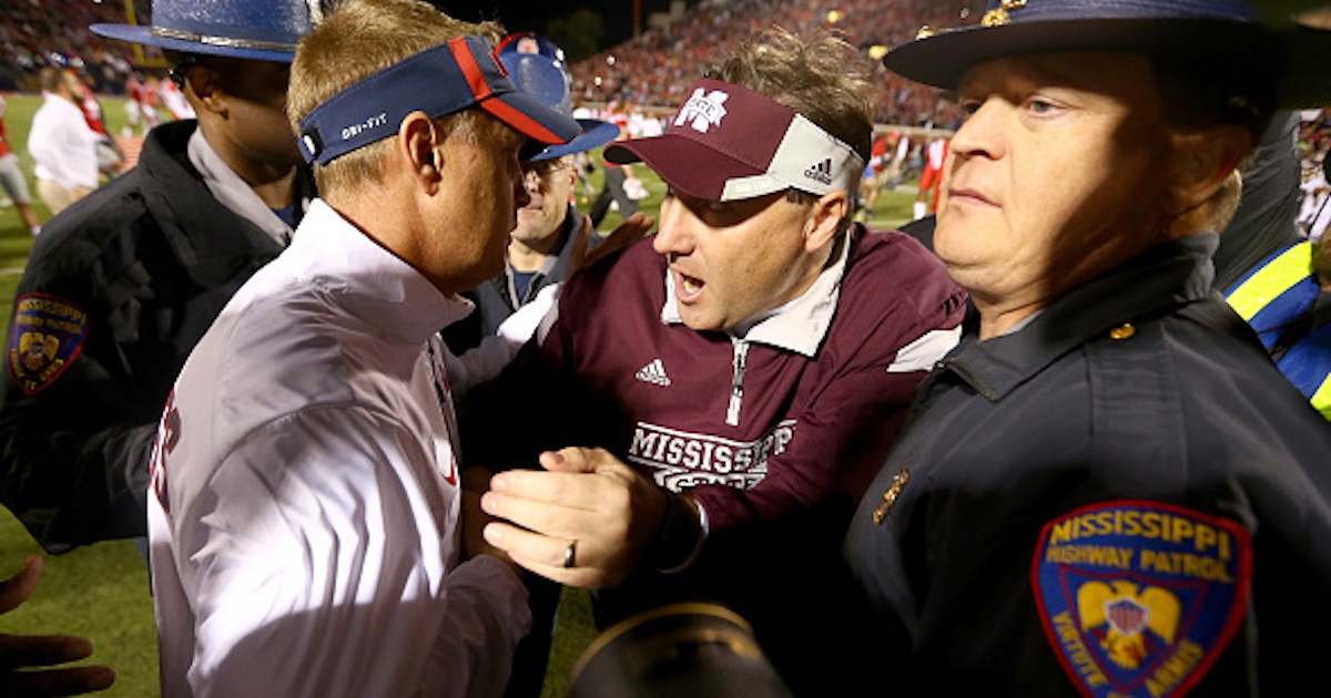 Dan Mullen recalls intense rivalry with Hugh Freeze in Egg Bowl