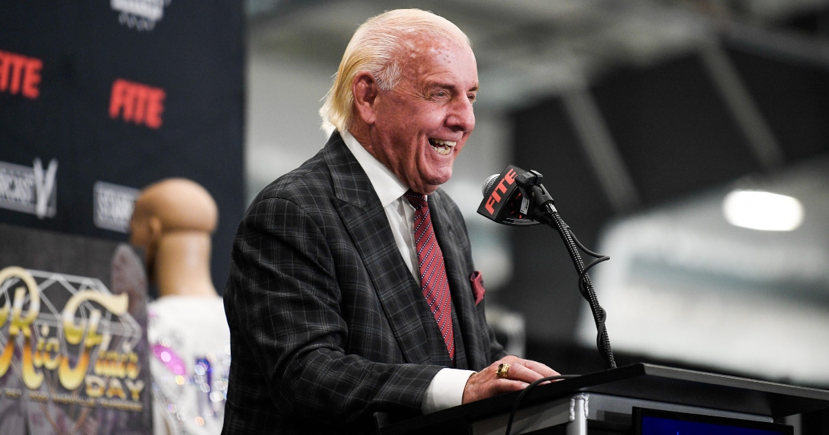 Ric Flair calls for Bears legend Steve McMichael, who is battling