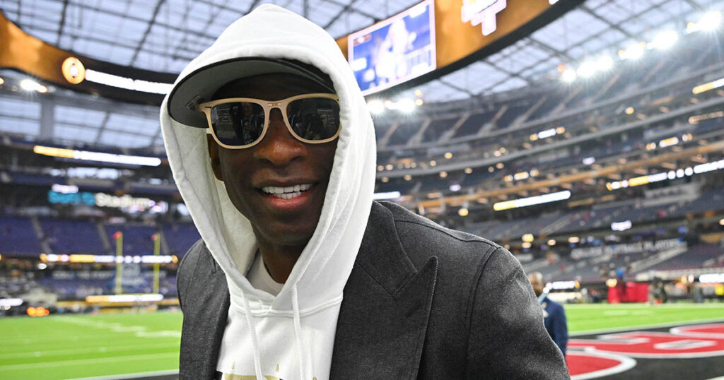 Colorado head coach Deion Sanders