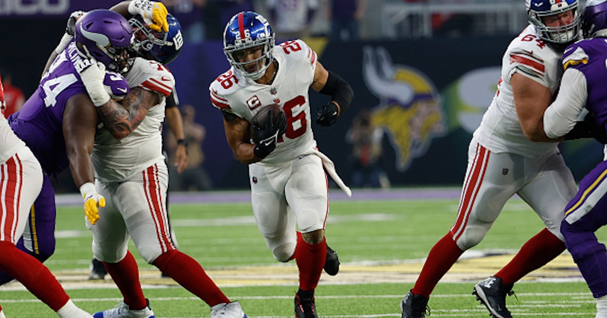 New York Giants Running Back Saquon Barkley Discusses Franchise Tag,  Contract Future - Sports Illustrated Penn State Nittany Lions News,  Analysis and More