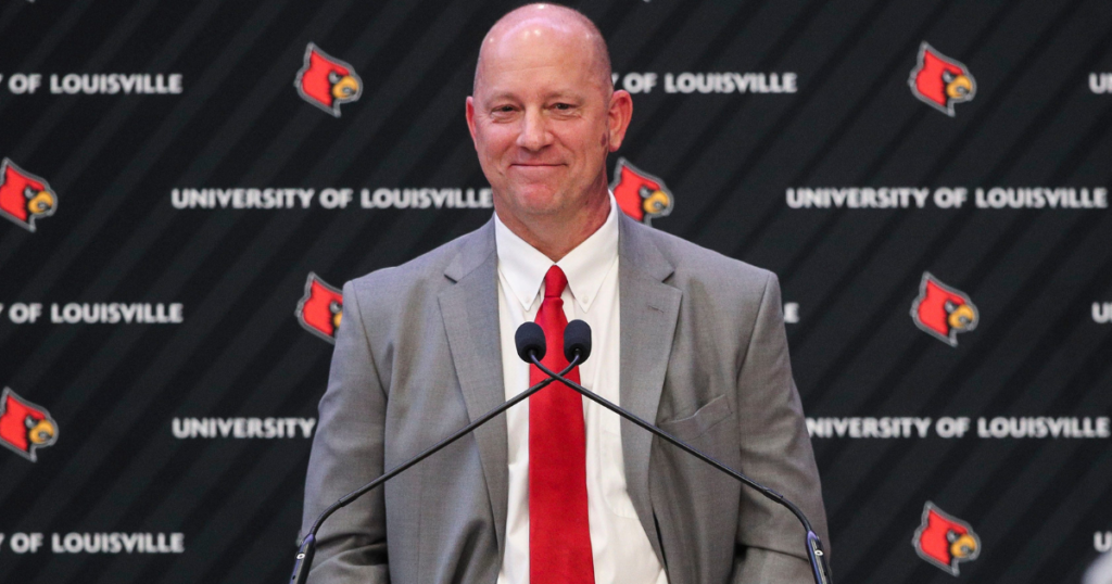 Louisville HC Jeff Brohm