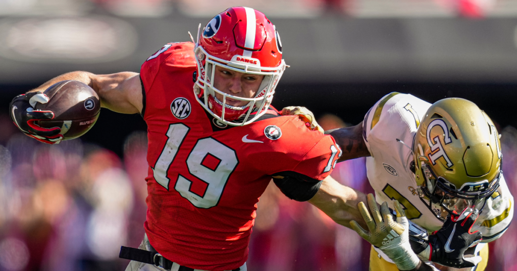 Georgia tight end Brock Bowers is anything but soft