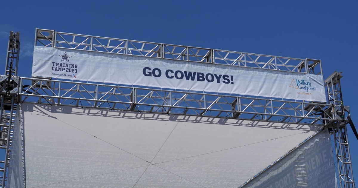 Photos: Cowboys training camp walk-through on Wednesday in Oxnard