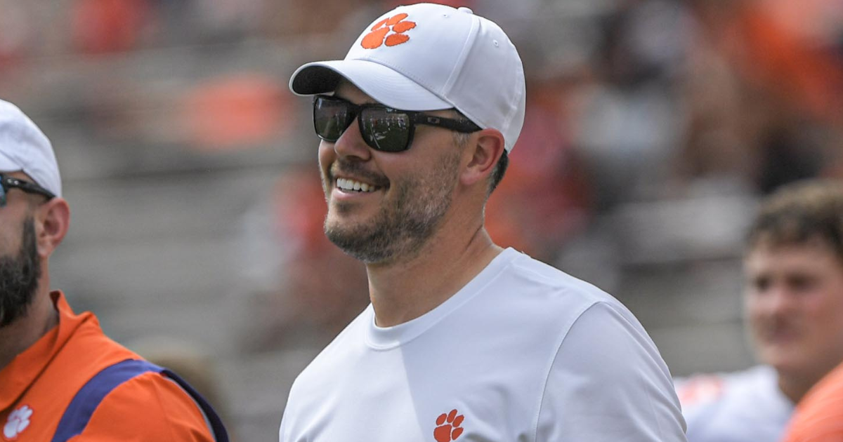 Clemson quarterbacks, Garrett Riley showcase new mustaches