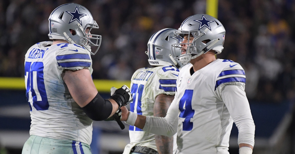 Cowboys' Dak Prescott speaks on All-Pro guard Zack Martin's