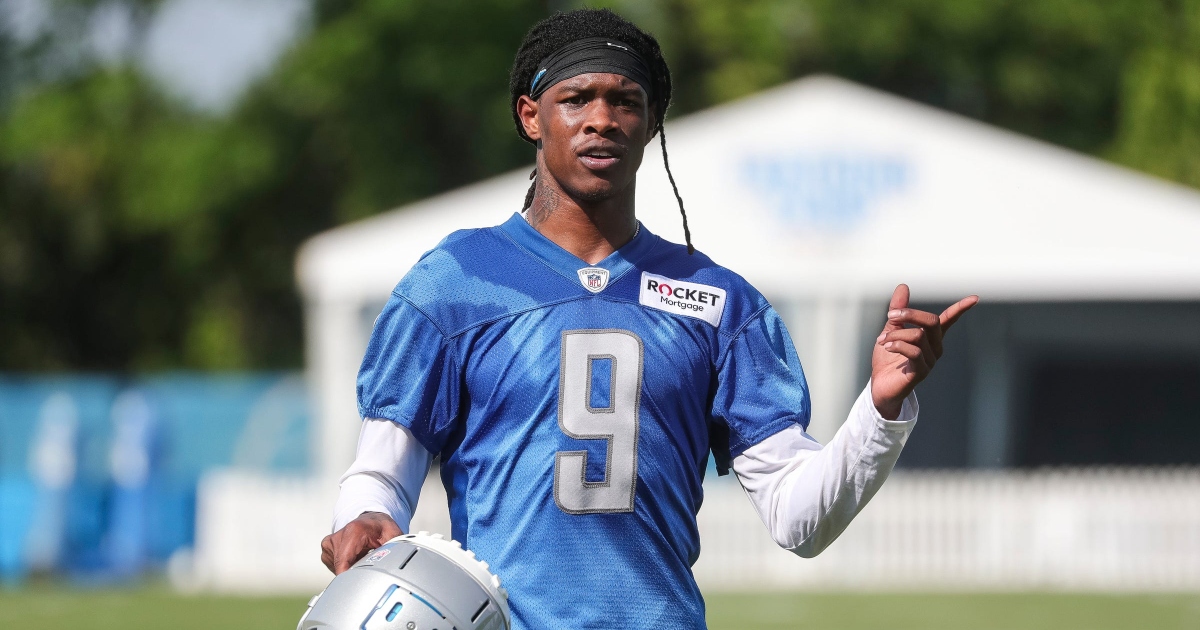 Detroit Lions Jameson Williams ready to play after early end to