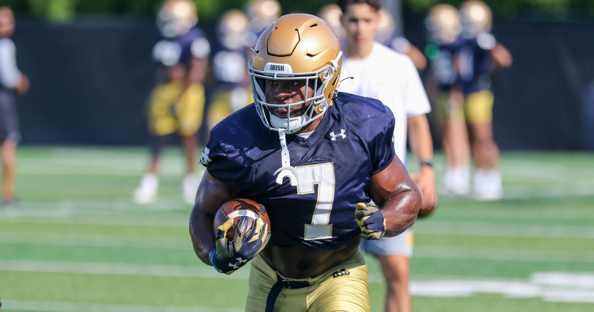 Observations From Notre Dame Football Fall Camp Practice No 5 Offense