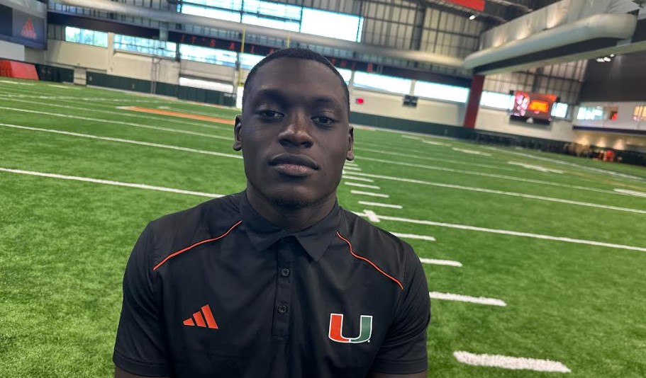 Miami Hurricanes WLB Wesley Bissainthe adapting to new role in Guidry D: “I feel we’re going to cause offenses havoc”