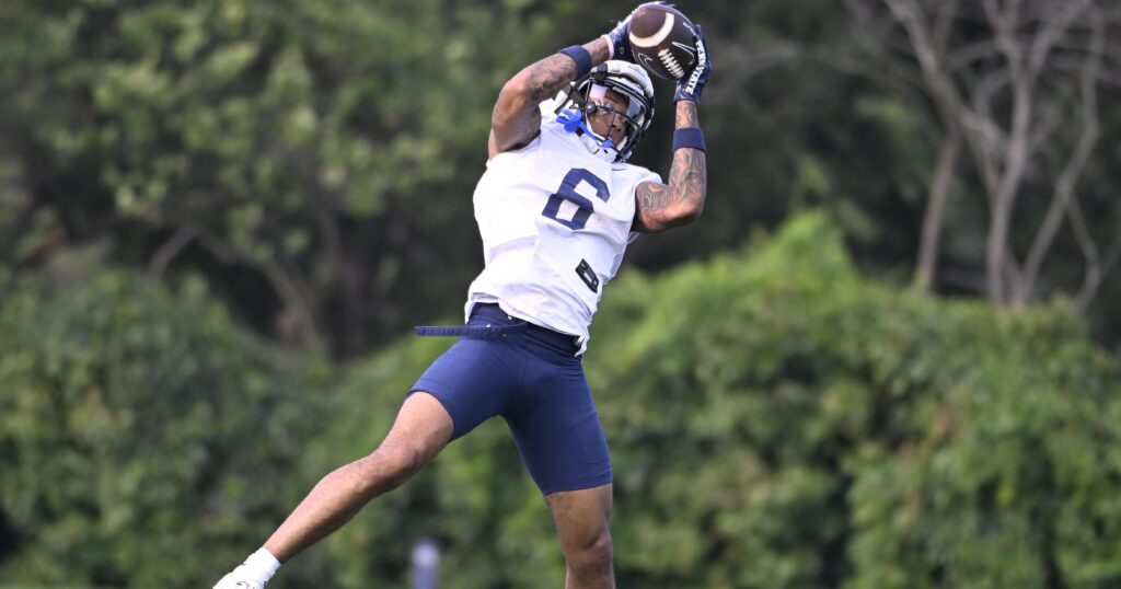 Penn State wide receiver Tre Wallace