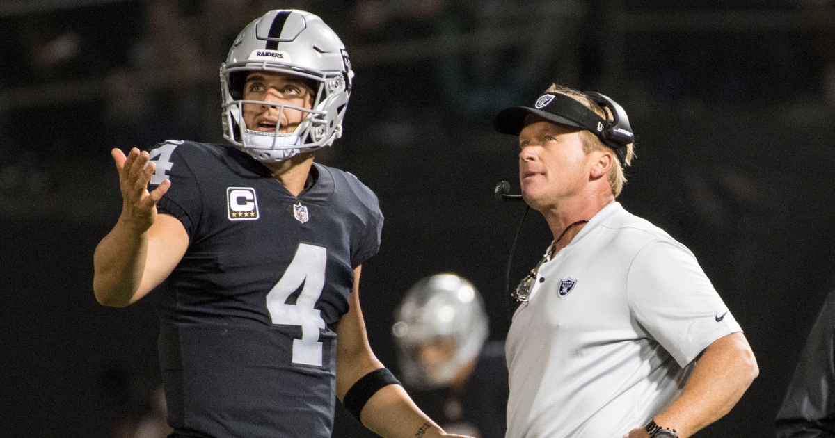 Jon Gruden returns to NFL with trip to New Orleans to help Derek Carr  transition to Saints offense, per report - CBSSports.com : r/raiders