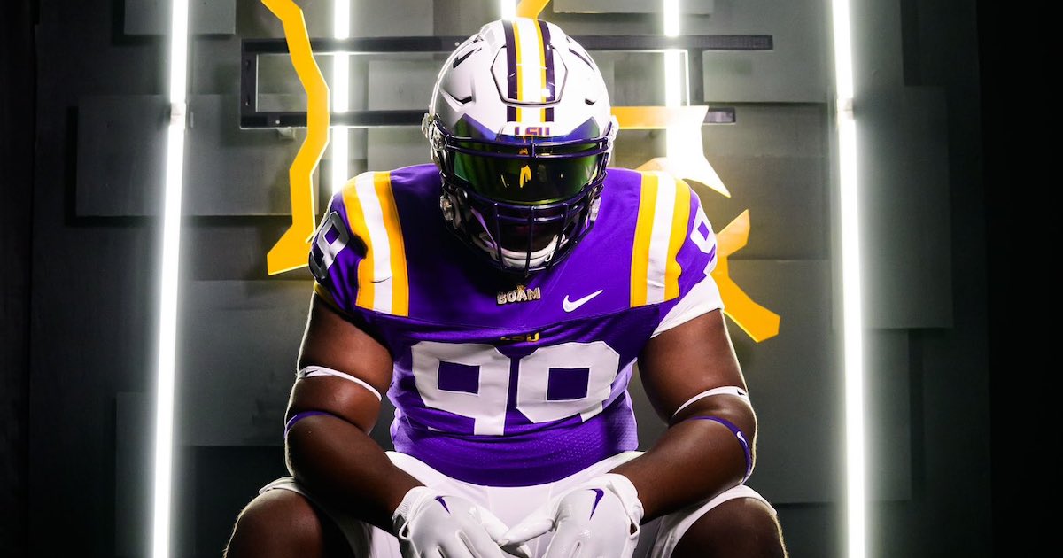 4-star DT Brandon Brown loves first LSU visit