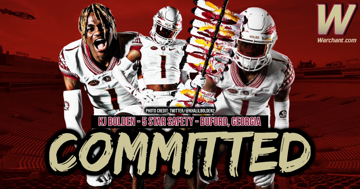 Seminoles Shocker! No. 1 safety KJ Bolden commits to Florida State