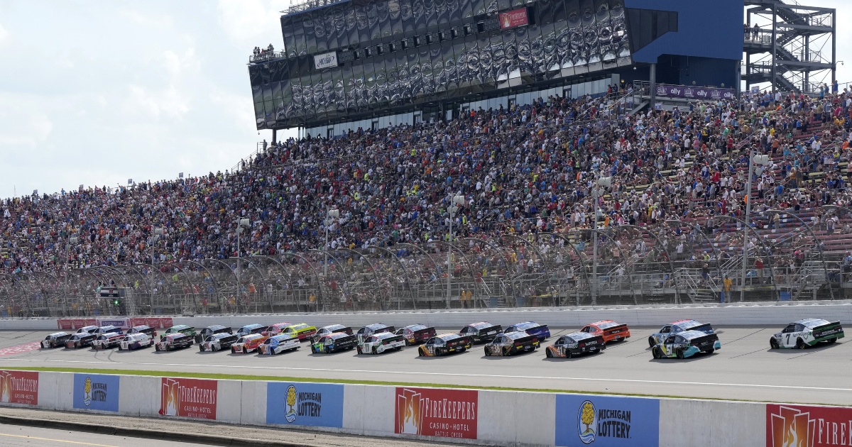 NASCAR Cup Series practice postponed due to rain in Michigan