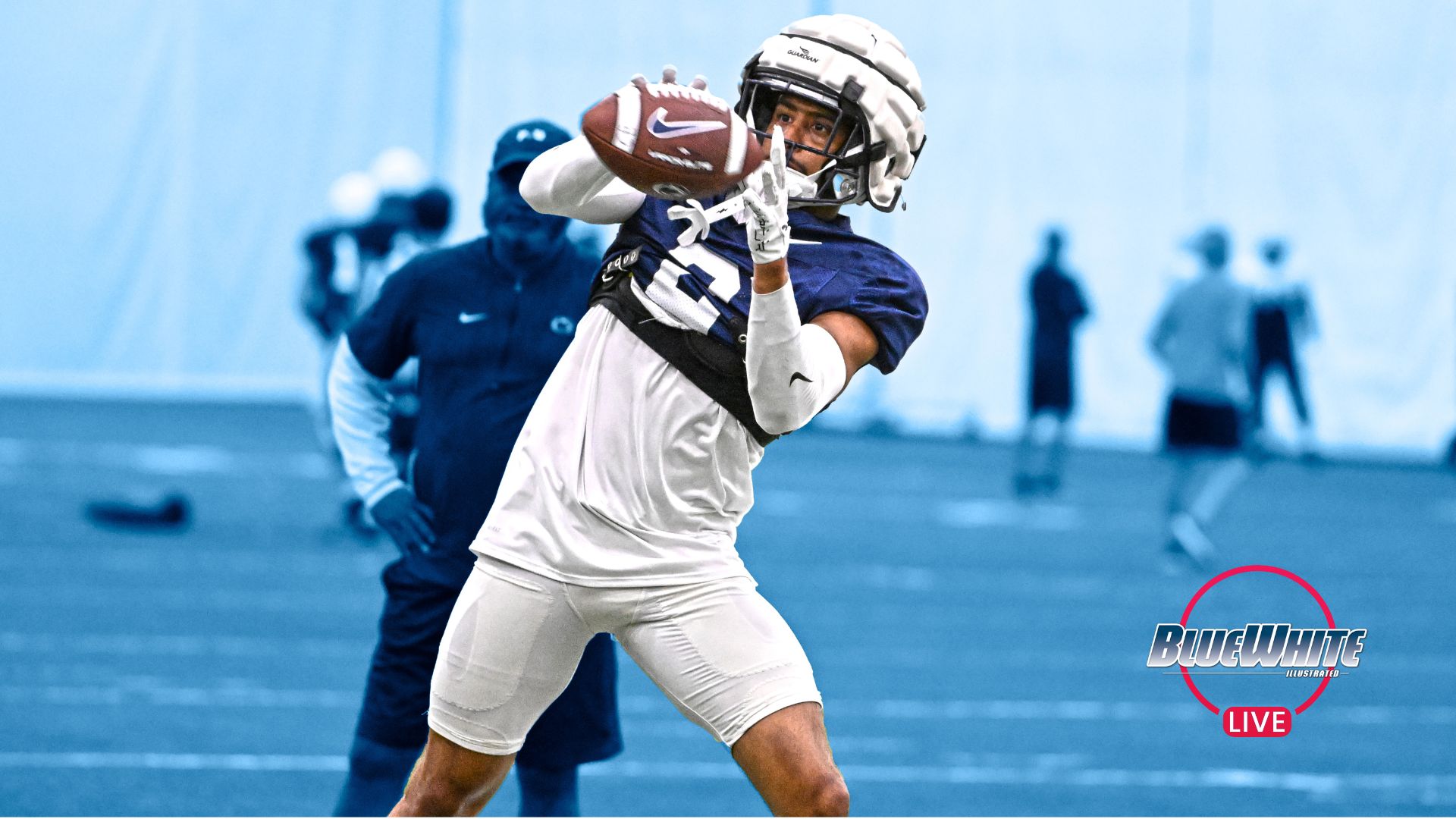 Rain-soaked Penn State practice observations