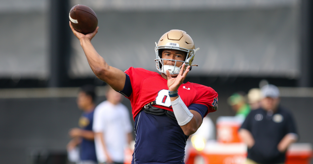 Why Notre Dame QB Kenny Minchey is focused on personal development over meeting others’ expectations