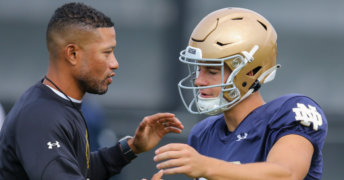 Marcus Freeman raves about unique kicking prospect Spencer Shrader