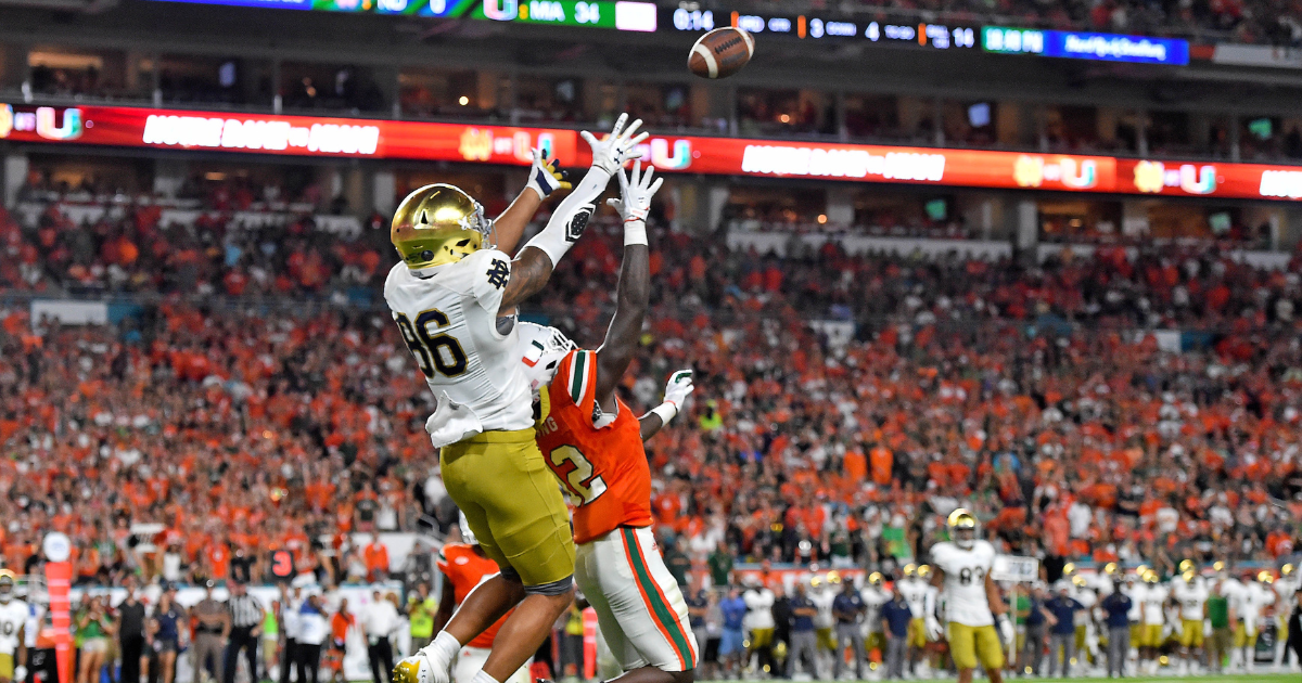 Notre Dame football will not play Miami in 2024 as originally scheduled