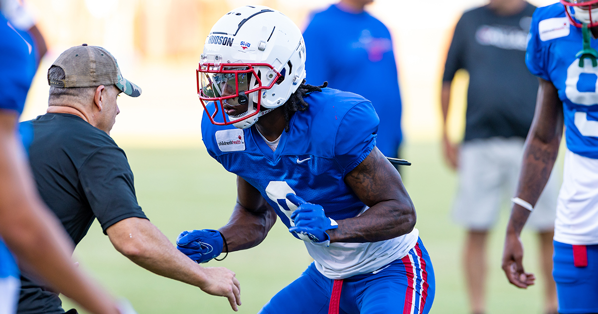 SMU Football Day 6 practice notebook On3