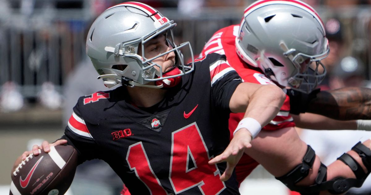 ‘Quarterback is really a service position’: Tristan Gebbia embracing shape-shifting role for Buckeyes