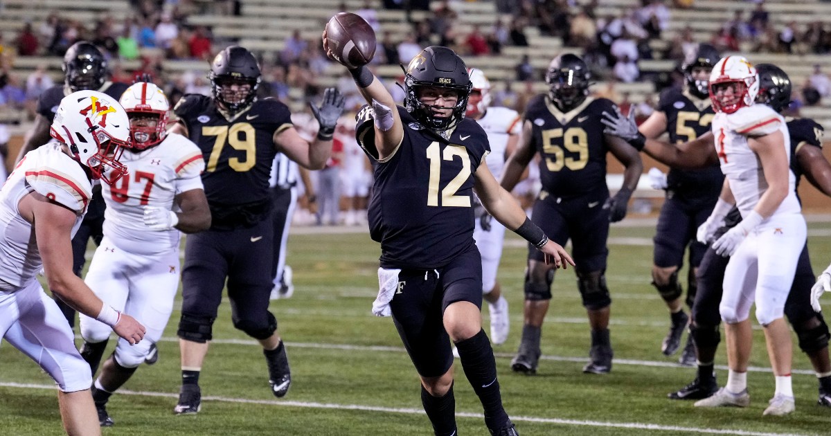 Dave Clawson on Mitch Griffis; ‘there is no doubt that he can be a high-level ACC quarterback’