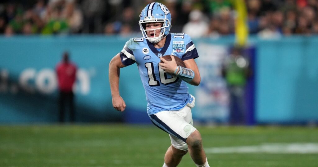 north-carolina-quarterback-drake-maye-updates-progress-adjusting-new-chip-lindsey-offense