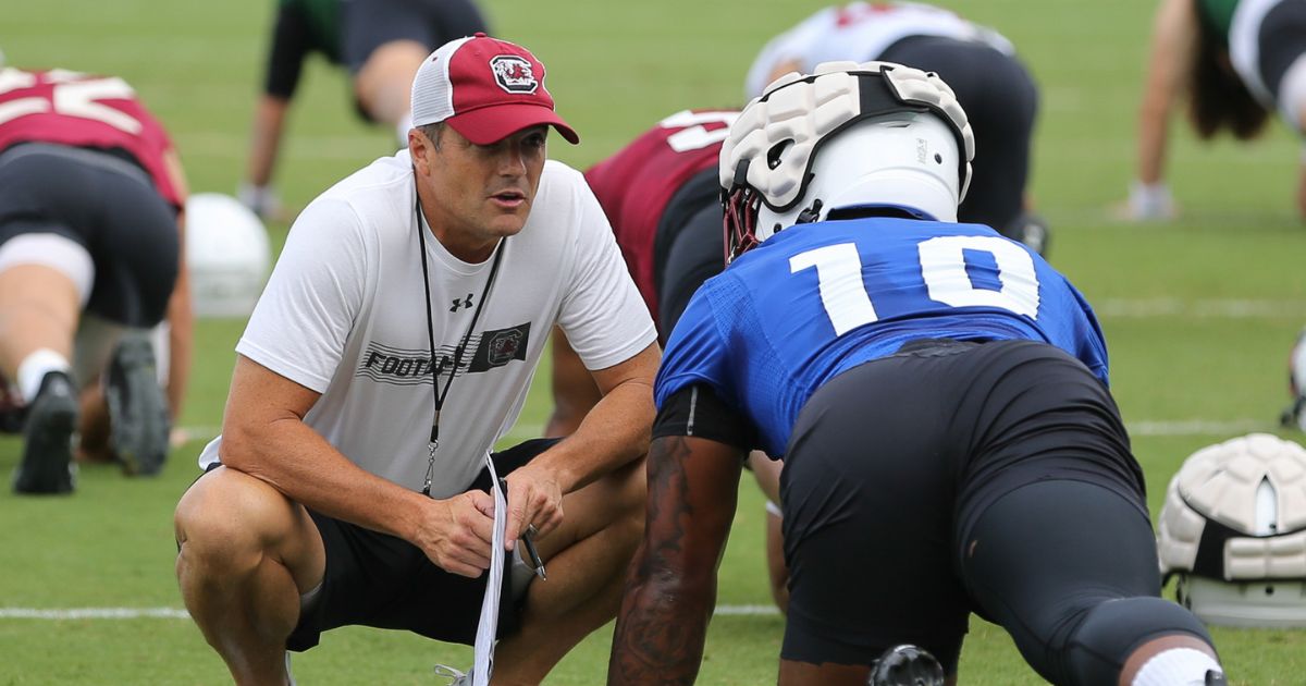 VIDEO: Shane Beamer after first South Carolina scrimmage