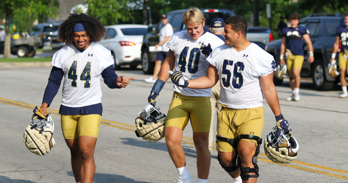 Observations From Notre Dame Football Fall Camp Practice No 13 Defense