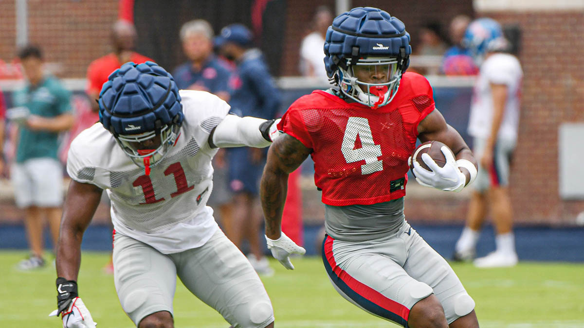 Ole Miss football holds first scrimmage of 2023 fall camp with defense winning the day