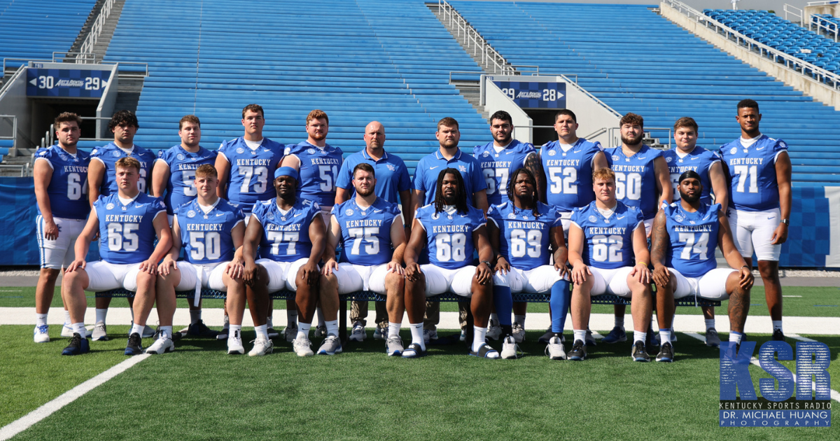 Kentucky’s offensive line showing more aggression compared to last season