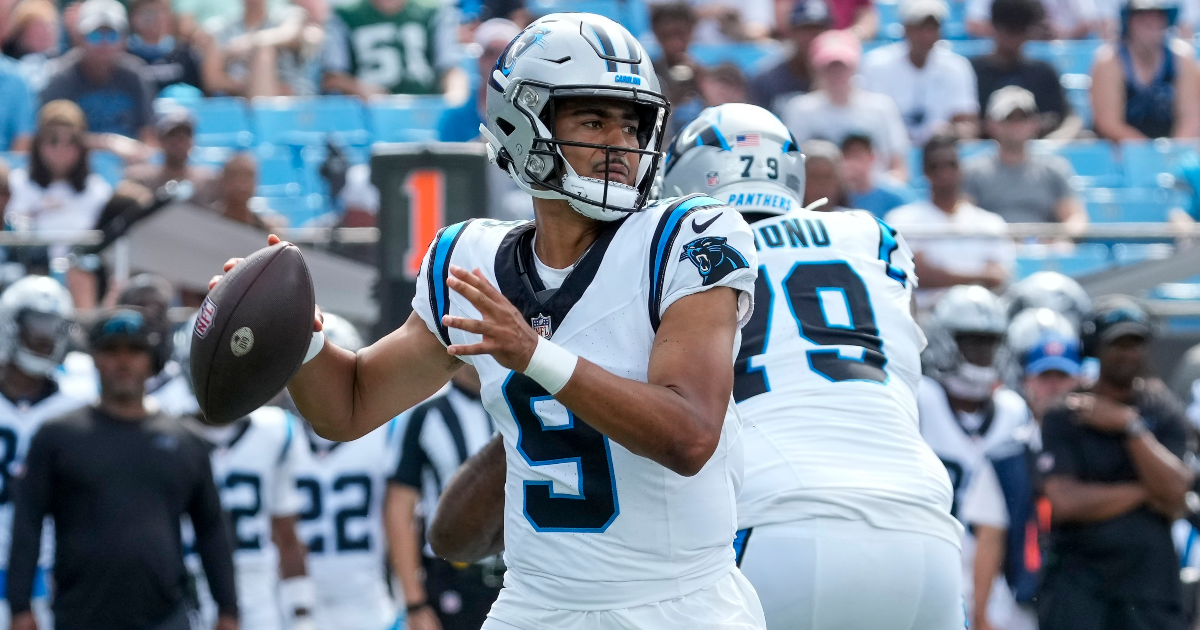 Bryce Young disappeared behind his Panthers offensive line