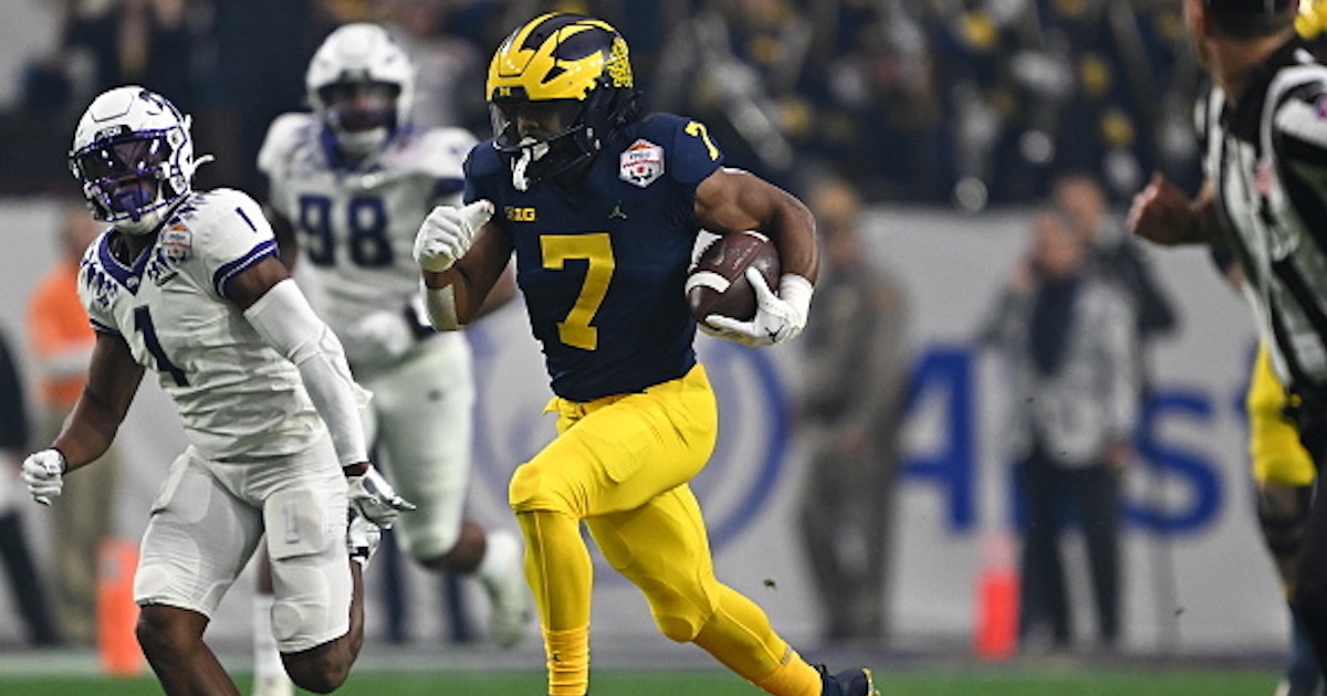 Donovan Edwards believes not scoring on opening drive against TCU killed Michigan’s confidence