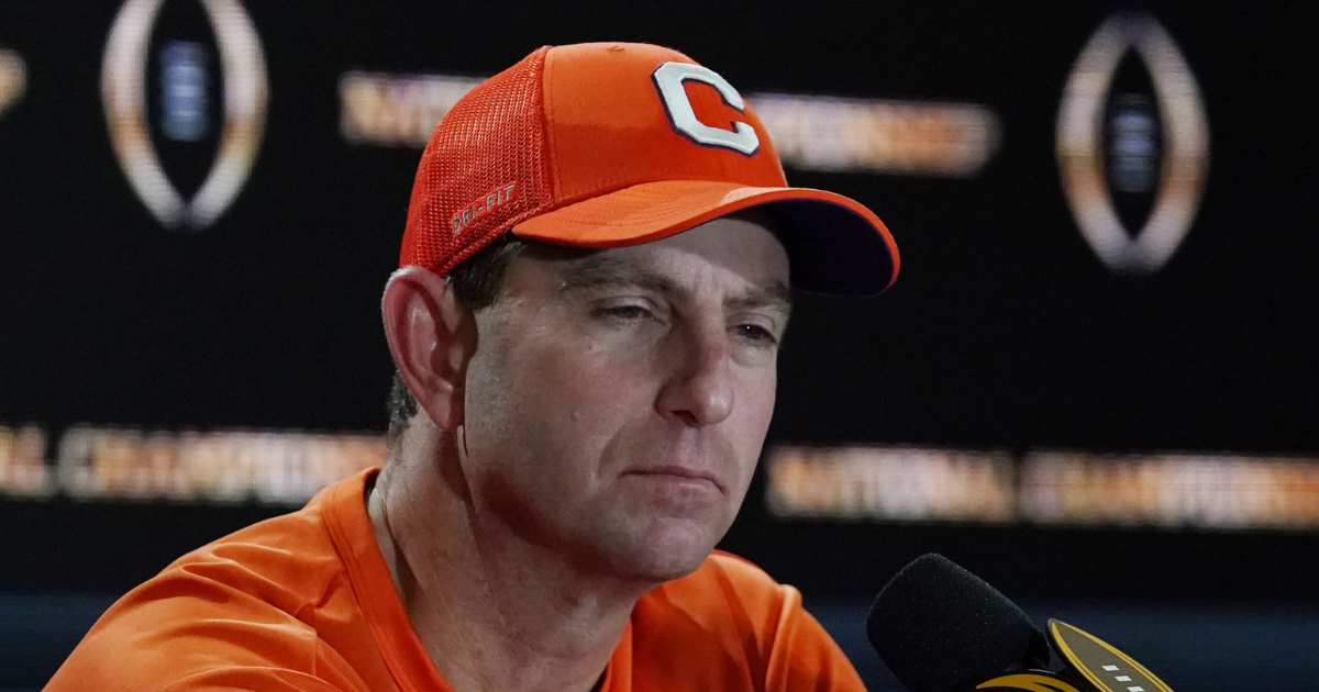 Dabo Swinney predicts resting starters is ‘going to happen’ in 12-team CFP