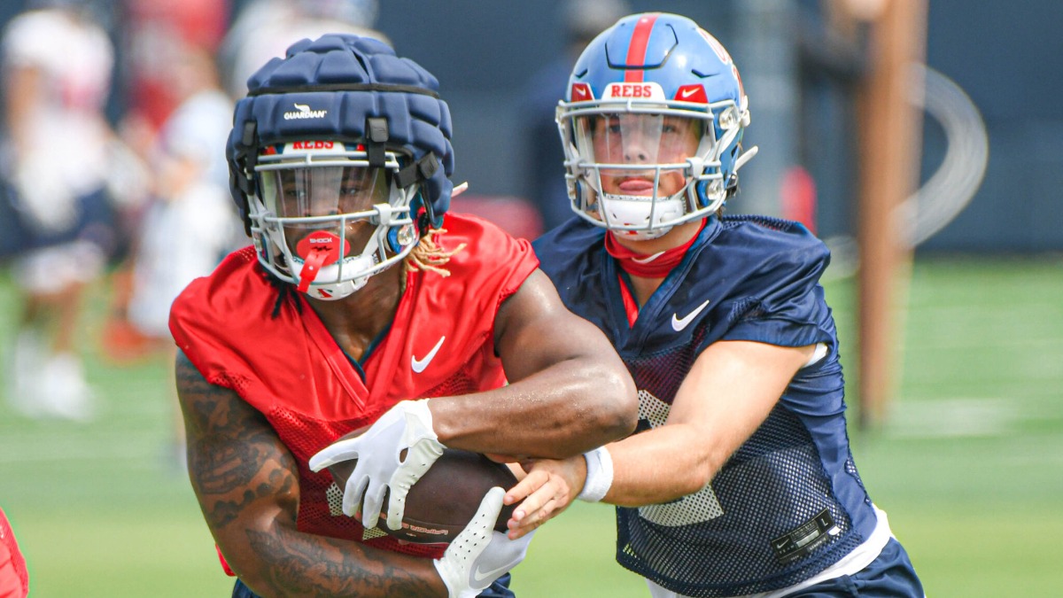 Ole Miss’ running back room has OC Charlie Weis Jr excited about the ground game