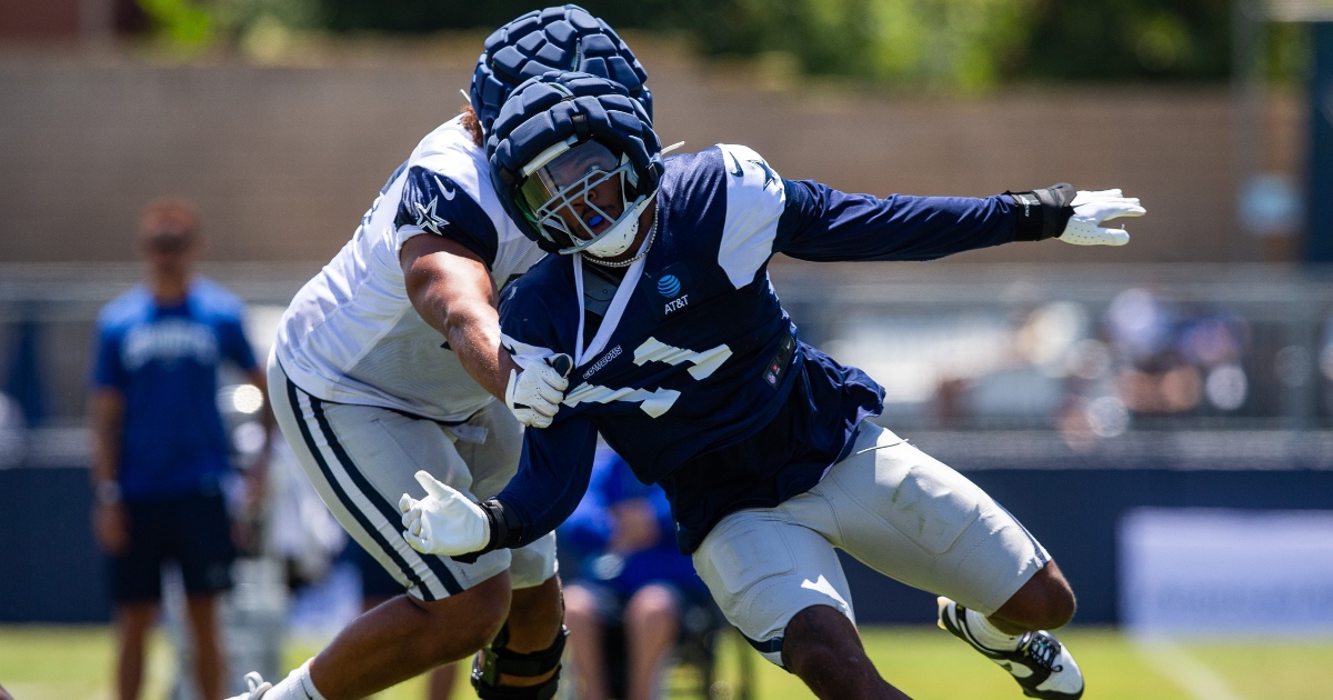 Micah Parsons addresses his fight at Cowboys practice