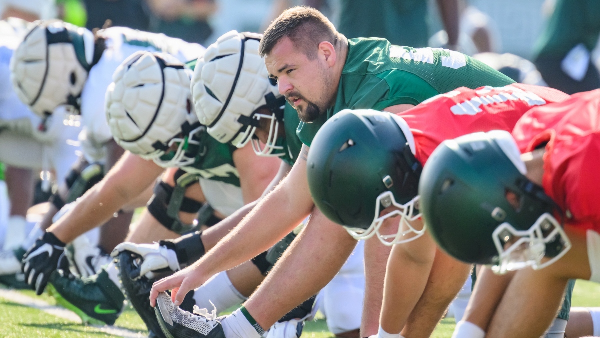 Michigan State center Nick Samac ‘right on track’ in recovery from ‘little off-season thing’