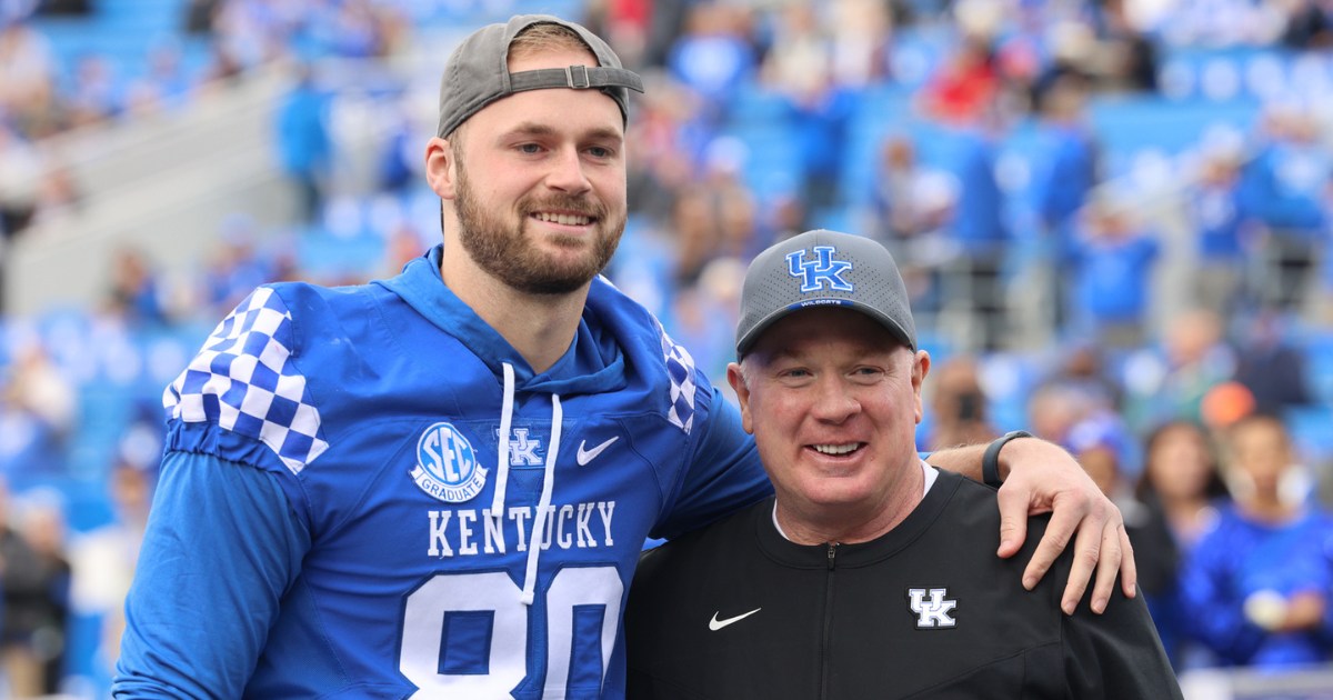 Kentucky TE Brenden Bates was “Mic’d Up” during fall practice