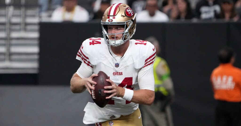 49ers coach Kyle Shanahan says Brock Purdy, starters could play against  Broncos this weekend