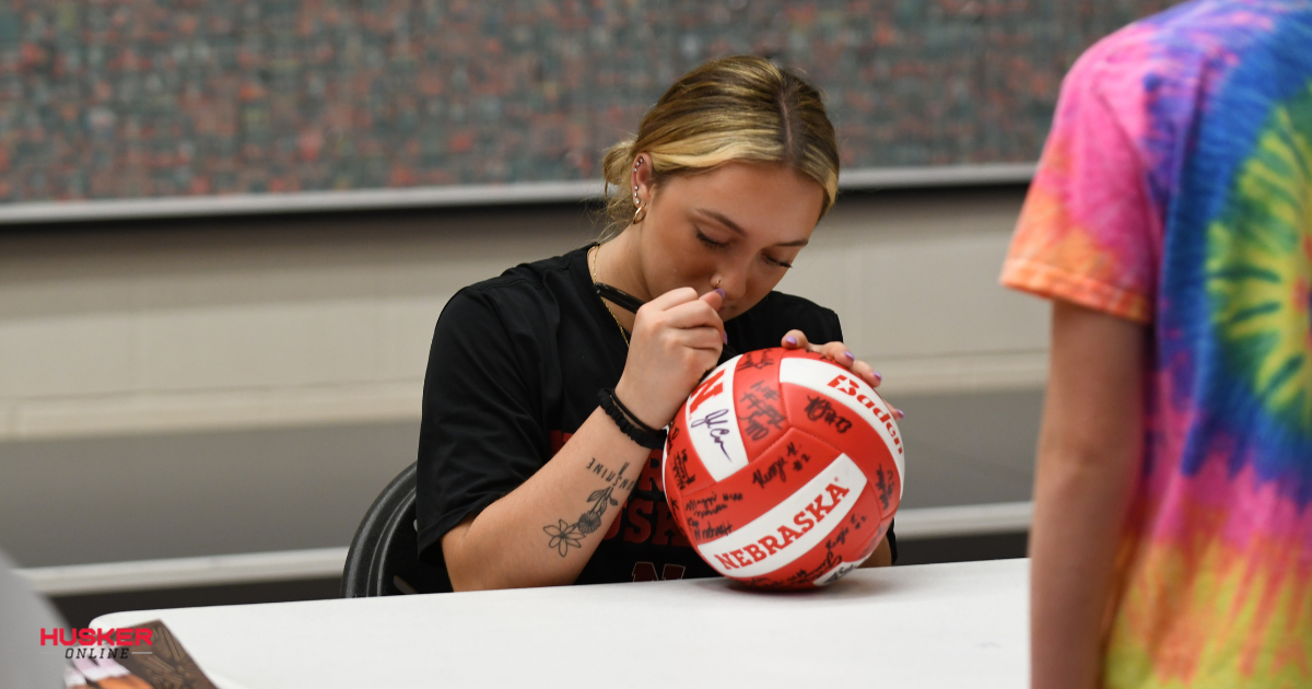 Nebraska Volleyball Fan Day 2023 Photo Gallery