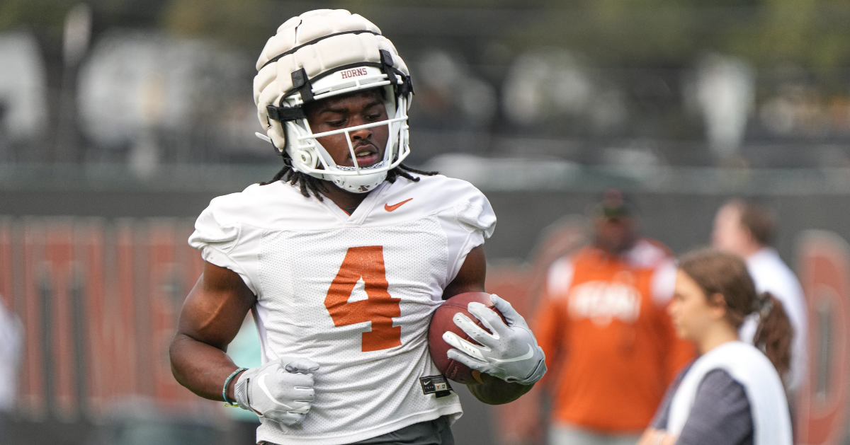 Texas freshman running back CJ Baxter ruled out of Rice game with ...