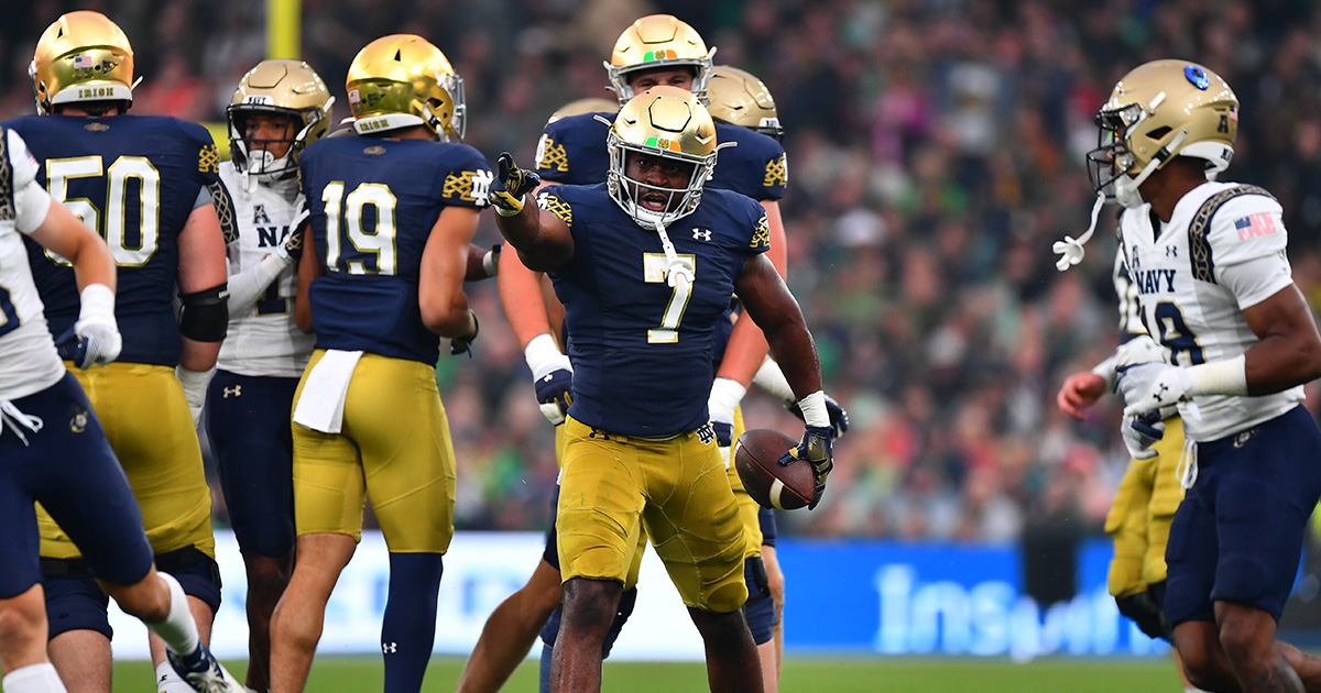 How It Happened: Breaking Down A Dominant Notre Dame Win Over Navy