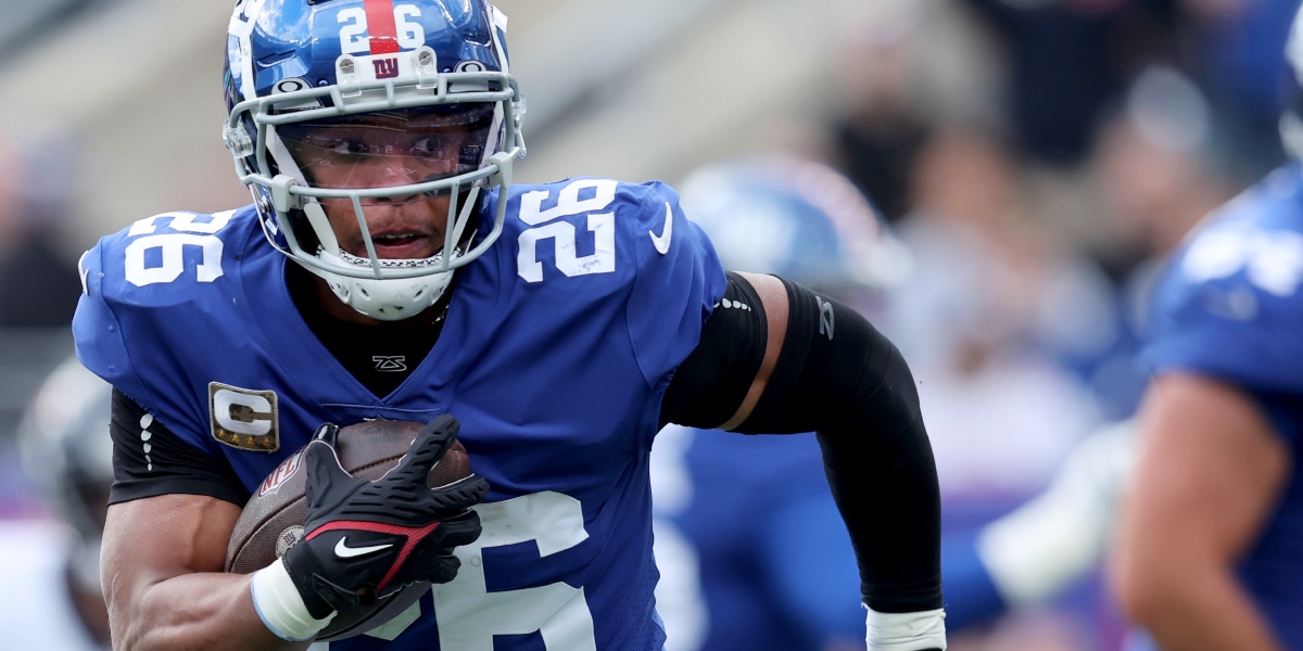 Saquon Barkley introduced by New York Giants