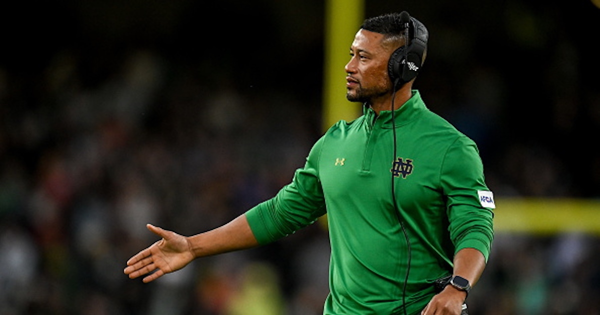 Live Updates: Notre Dame Coach Marcus Freeman Pre-Tennessee State Press ...