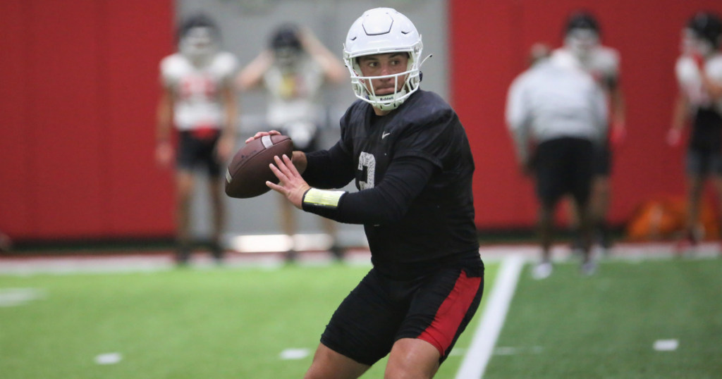 Ball State quarterback Layne Hatcher