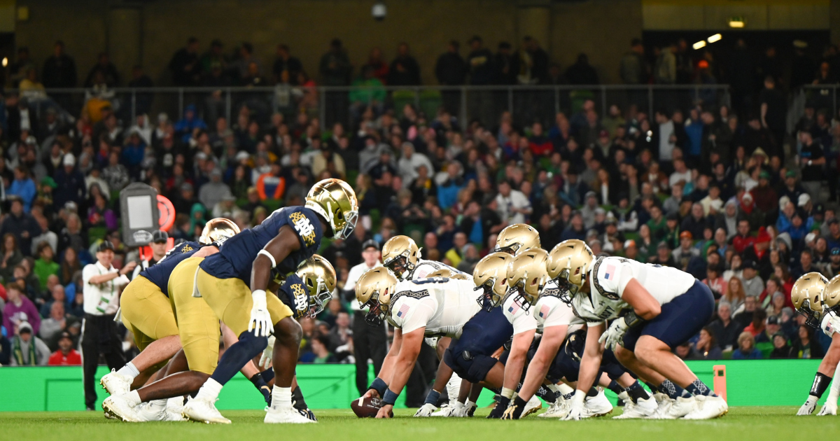 NBC Sports' Navy-Notre Dame Game is Most-Watched of Rivalry