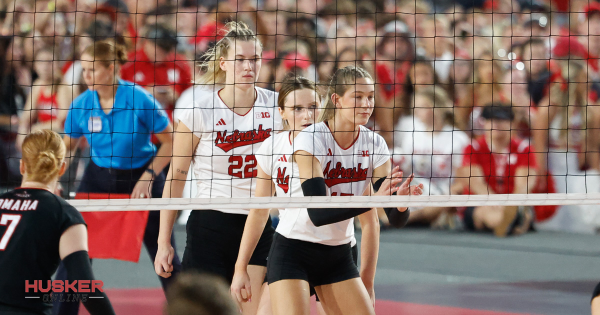 Photo Gallery Volleyball Day in Nebraska in Memorial Stadium