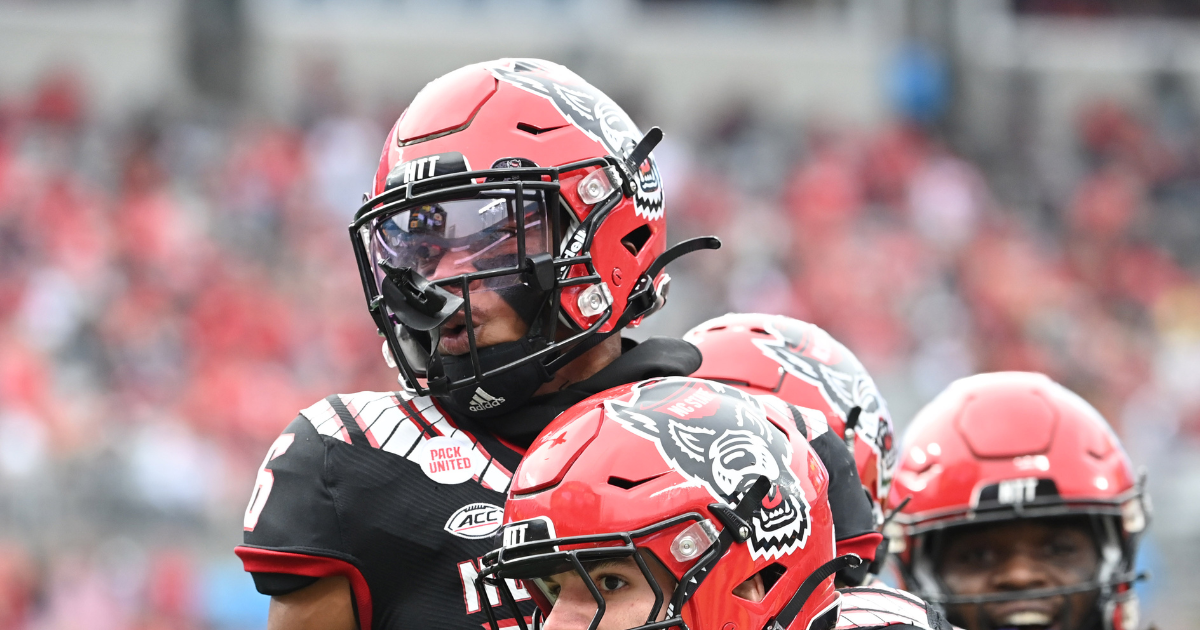 NC State DB Rakeim Ashford stretchered from field vs. UConn after