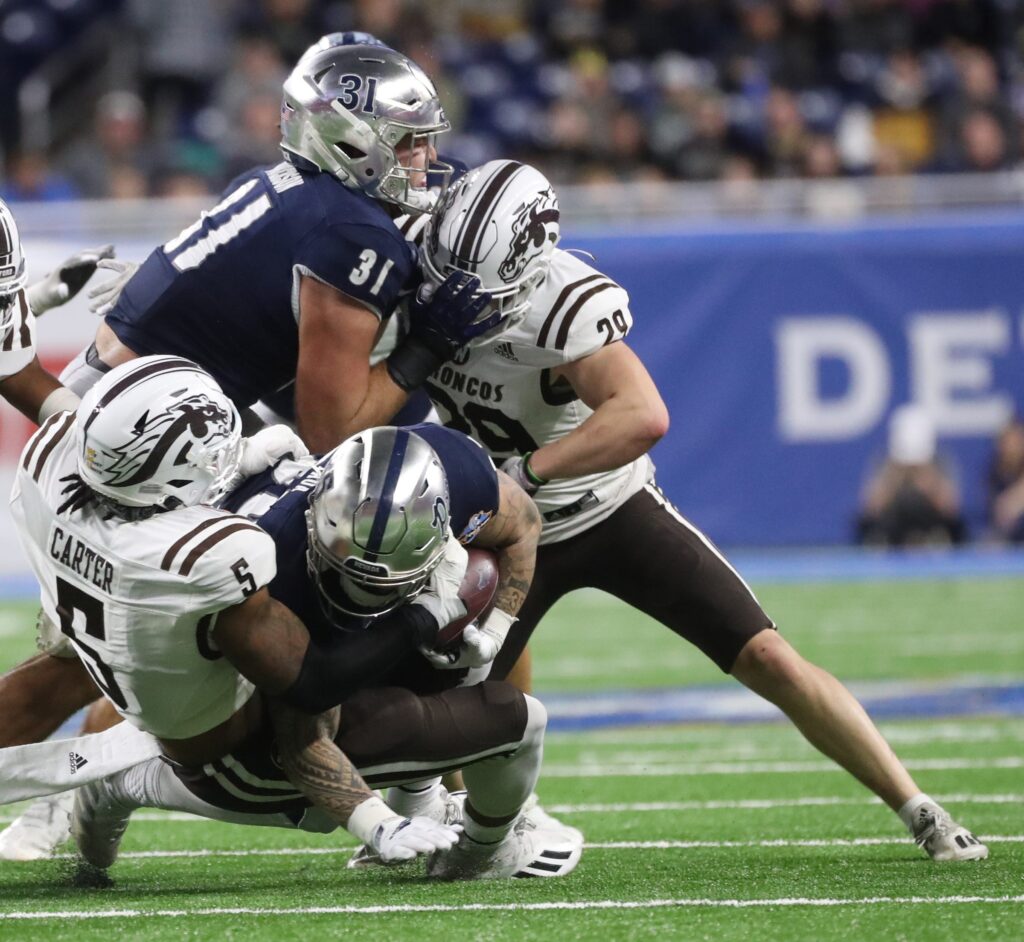 Western Michigan Football on X: Andre Carter with the big sack to force a  3rd and long!  / X