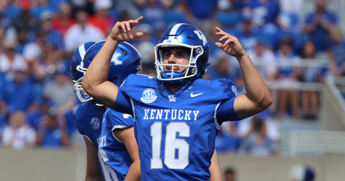 Kentucky kicker Alex Raynor announces return to Wildcats for 2024