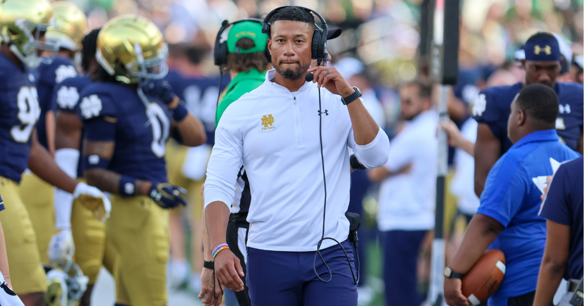 Notre Dame football, Marcus Freeman hit all the right notes in