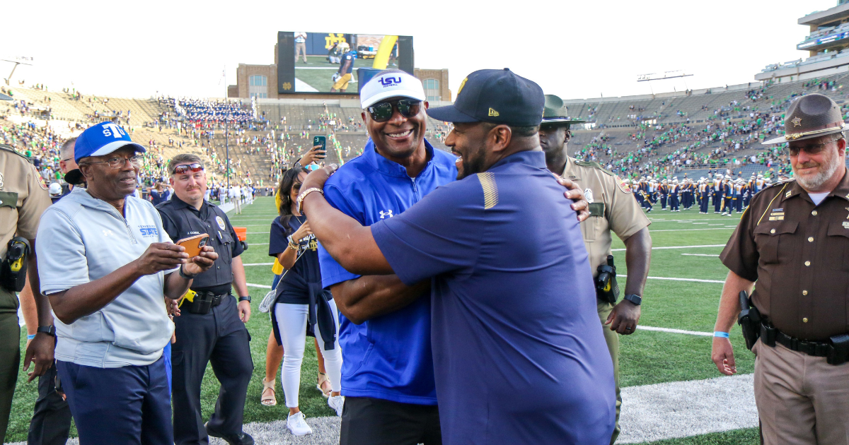 What TSU coach Eddie George said about Notre Dame football after